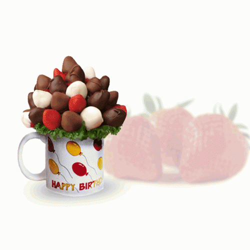 Happy Birthday Fruit Mug